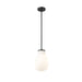 Z-Lite Newbury Pendant Matte Black 1 Light 8 Inch 7511P8-MB | theLightShop