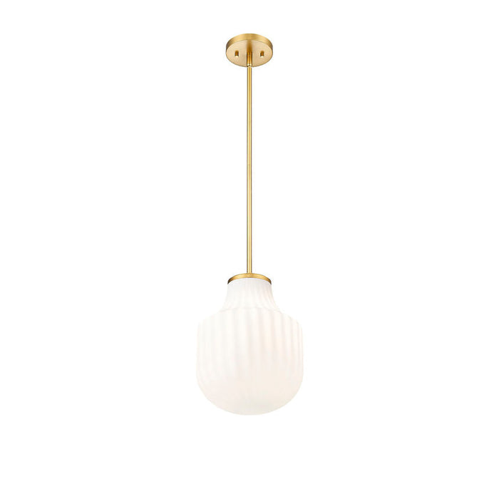 Z-Lite Newbury Pendant Modern Gold 1 Light 10 Inch 7510P10-MGLD | theLightShop