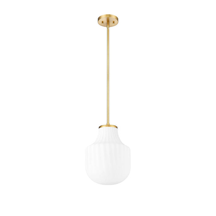 Z-Lite Newbury Pendant Modern Gold 1 Light 10 Inch 7510P10-MGLD | theLightShop