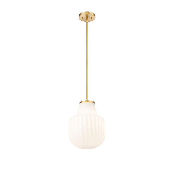Z-Lite Newbury Pendant Modern Gold 1 Light 10 Inch 7510P10-MGLD | theLightShop
