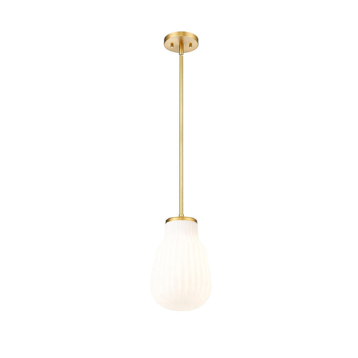 Z-Lite Newbury Pendant Modern Gold 1 Light 8 inch 7511P8-MGLD | theLightShop