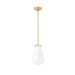 Z-Lite Newbury Pendant Modern Gold 1 Light 8 inch 7511P8-MGLD | theLightShop