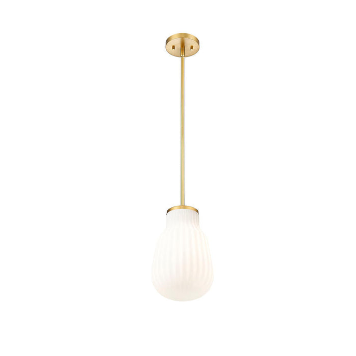 Z-Lite Newbury Pendant Modern Gold 1 Light 8 inch 7511P8-MGLD | theLightShop
