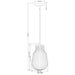 Z-Lite Newbury Pendant Modern Gold 1 Light 8 inch 7511P8-MGLD | theLightShop