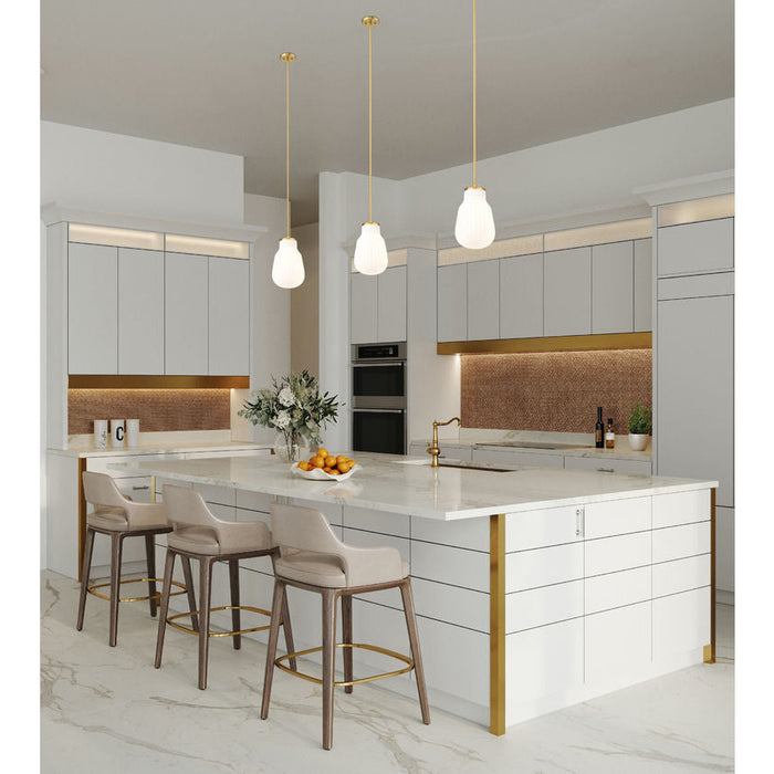 Z-Lite Newbury Pendant Modern Gold 1 Light 8 inch 7511P8-MGLD | theLightShop