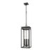 Z-Lite Nova 4 Light Outdoor Pendant - Black
