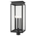 Z-Lite Nova 4 Light Outdoor Post Mount Fixture - Black - Round