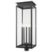 Z-Lite Nova 5 Light Outdoor Post Mount Fixture - Black - Round
