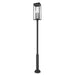 Z-Lite Nova 5 Light Outdoor Post Mounted Fixture - Black - 12’’