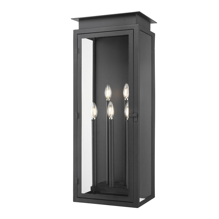 Z-Lite Nova 5 Light Outdoor Wall Light - Black