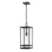Z-Lite Nuri Black 1 Light Outdoor Chain Mount Ceiling Fixture 596CHB-BK | theLightShop