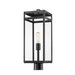 Z-Lite Nuri Black 1 Light Outdoor Post Mount Fixture 596PHBR-BK | theLightShop