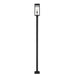 Z-Lite Nuri Black 1 Light Outdoor Post Mounted Fixture 596PHBS-536P-BK | theLightShop