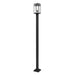 Z-Lite Nuri Black 1 Light Outdoor Post Mounted Fixture 596PHMS-536P-BK | theLightShop