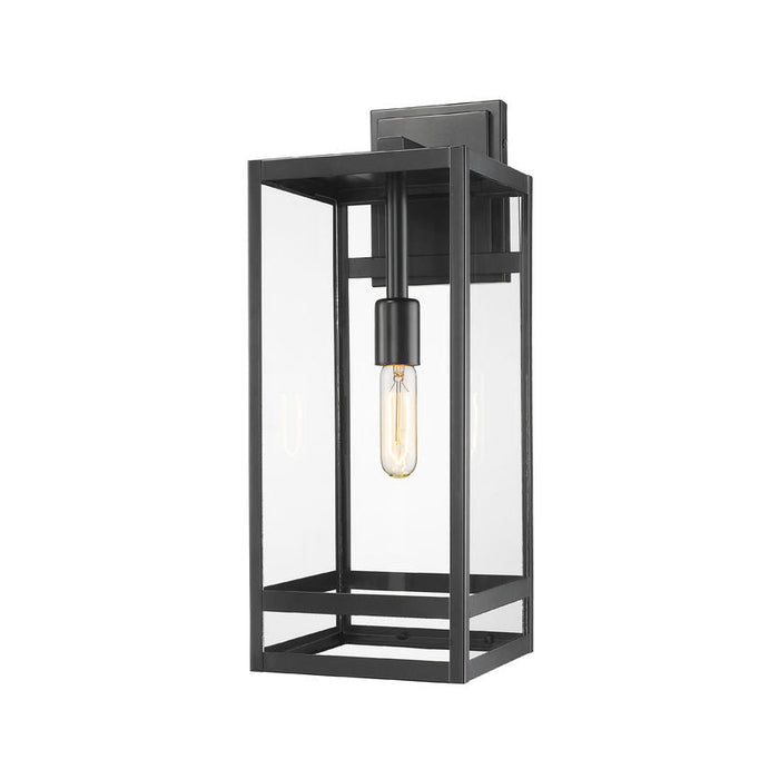 Z-Lite Nuri Black 1 Light Outdoor Wall Sconce 596B-BK | theLightShop