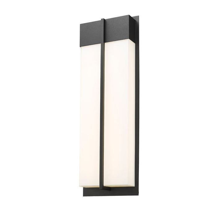 Z-Lite Nyx Outdoor Wall Sconce Black LED 2 Light 5014B-BK-LED | theLightShop