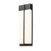 Z-Lite Nyx Outdoor Wall Sconce Black LED 2 Light 5014B-BK-LED | theLightShop