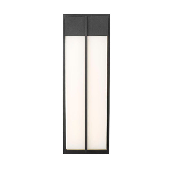 Z-Lite Nyx Outdoor Wall Sconce Black LED 2 Light 5014B-BK-LED | theLightShop
