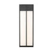 Z-Lite Nyx Outdoor Wall Sconce Black LED 2 Light 5014B-BK-LED | theLightShop