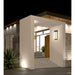 Z-Lite Nyx Outdoor Wall Sconce Black LED 2 Light 5014B-BK-LED | theLightShop