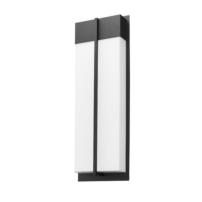 Z-Lite Nyx Outdoor Wall Sconce Black LED 2 Light 5014B-BK-LED | theLightShop