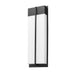 Z-Lite Nyx Outdoor Wall Sconce Black LED 2 Light 5014B-BK-LED | theLightShop