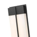Z-Lite Nyx Outdoor Wall Sconce Black LED 2 Light 5014M-BK-LED | theLightShop