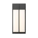 Z-Lite Nyx Outdoor Wall Sconce Black LED 2 Light 5014M-BK-LED | theLightShop