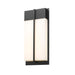Z-Lite Nyx Outdoor Wall Sconce Black LED 2 Light 5014M-BK-LED | theLightShop