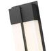 Z-Lite Nyx Outdoor Wall Sconce Black LED 2 Light 5014S-BK-LED | theLightShop