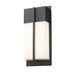 Z-Lite Nyx Outdoor Wall Sconce Black LED 2 Light 5014S-BK-LED | theLightShop