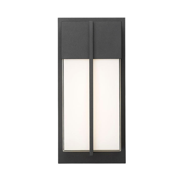 Z-Lite Nyx Outdoor Wall Sconce Black LED 2 Light 5014S-BK-LED | theLightShop