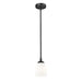 Z-Lite Oren 1 Light Mini-Pendant - Matte Black