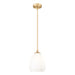 Z-Lite Oren 1 Light Pendant - Modern Gold