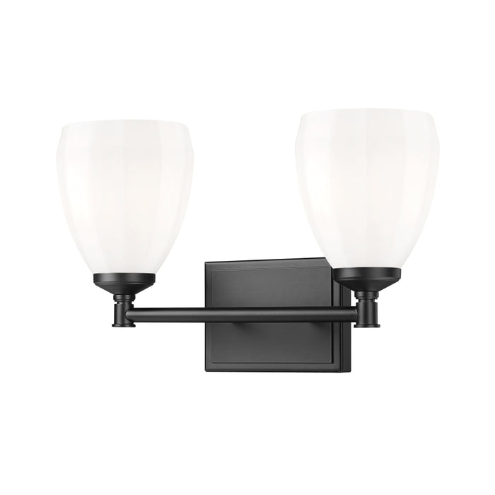 Z-Lite Oren 2 Light Vanity Light - Matte Black
