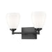 Z-Lite Oren 2 Light Vanity Light - Matte Black