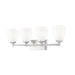 Z-Lite Oren 4 Light Vanity Light - Brushed Nickel