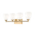 Z-Lite Oren 4 Light Vanity Light - Modern Gold