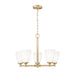Z-Lite Oren 5 Light Chandelier - Modern Gold