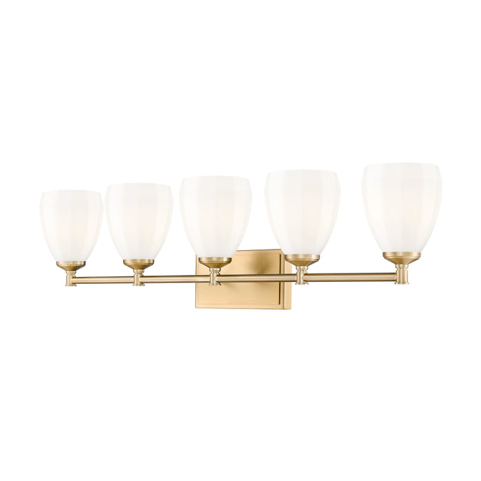 Z-Lite Oren 5 Light Vanity Light - Modern Gold