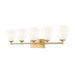Z-Lite Oren 5 Light Vanity Light - Modern Gold