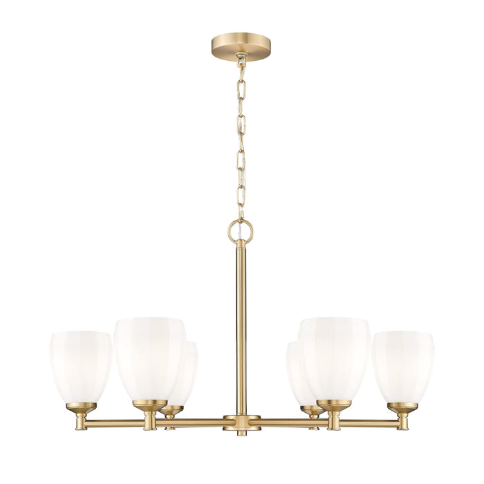 Z-Lite Oren 6 Light Chandelier - Modern Gold