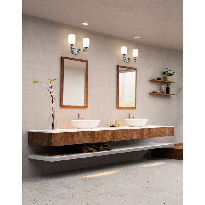 Z-Lite Orion Vanity Brushed Nickel 2 Light 1102-2V-BN | theLightShop