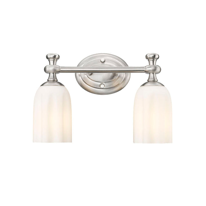 Z-Lite Orion Vanity Brushed Nickel 2 Light 1102-2V-BN | theLightShop
