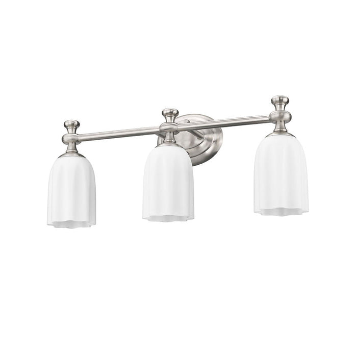 Z-Lite Orion Vanity Brushed Nickel 3 Light 1102-3V-BN | theLightShop