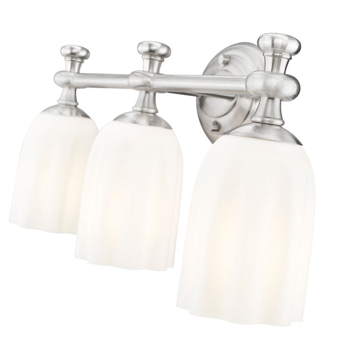 Z-Lite Orion Vanity Brushed Nickel 3 Light 1102-3V-BN | theLightShop