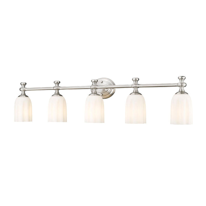 Z-Lite Orion Vanity Brushed Nickel 5 Light 1102-5V-BN | theLightShop