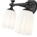 Z-Lite Orion Vanity Matte Black 2 Light 1102-2V-MB | theLightShop