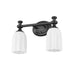 Z-Lite Orion Vanity Matte Black 2 Light 1102-2V-MB | theLightShop