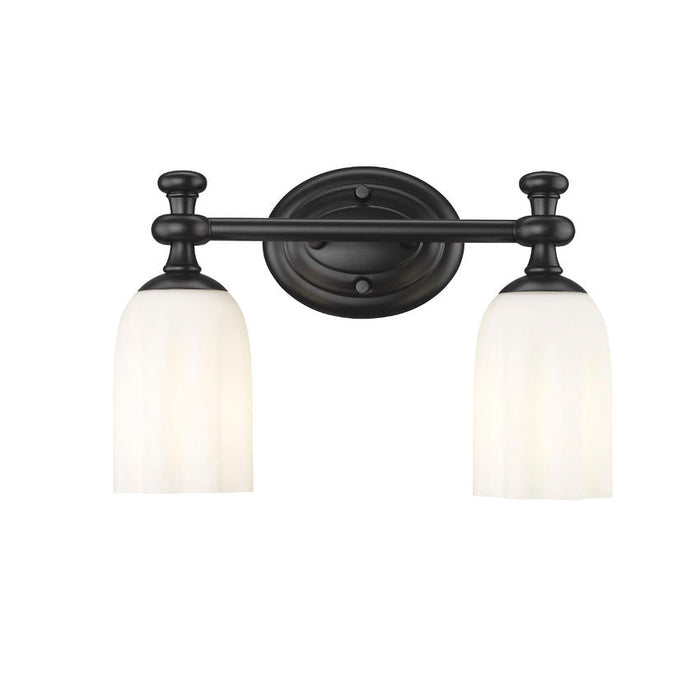 Z-Lite Orion Vanity Matte Black 2 Light 1102-2V-MB | theLightShop